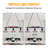 3-light Dimmable Kitchen Chandelier