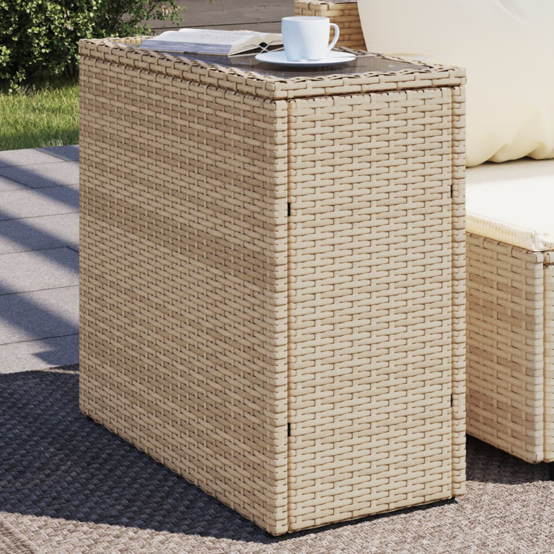  Table d'appoint Garden beige, noir, Beige