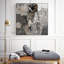 Pensées de chien (ouaf), toile encadrée par Giant Art-569961838