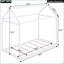 Lit simple en bois gris pour lit de bébé-1695922981
