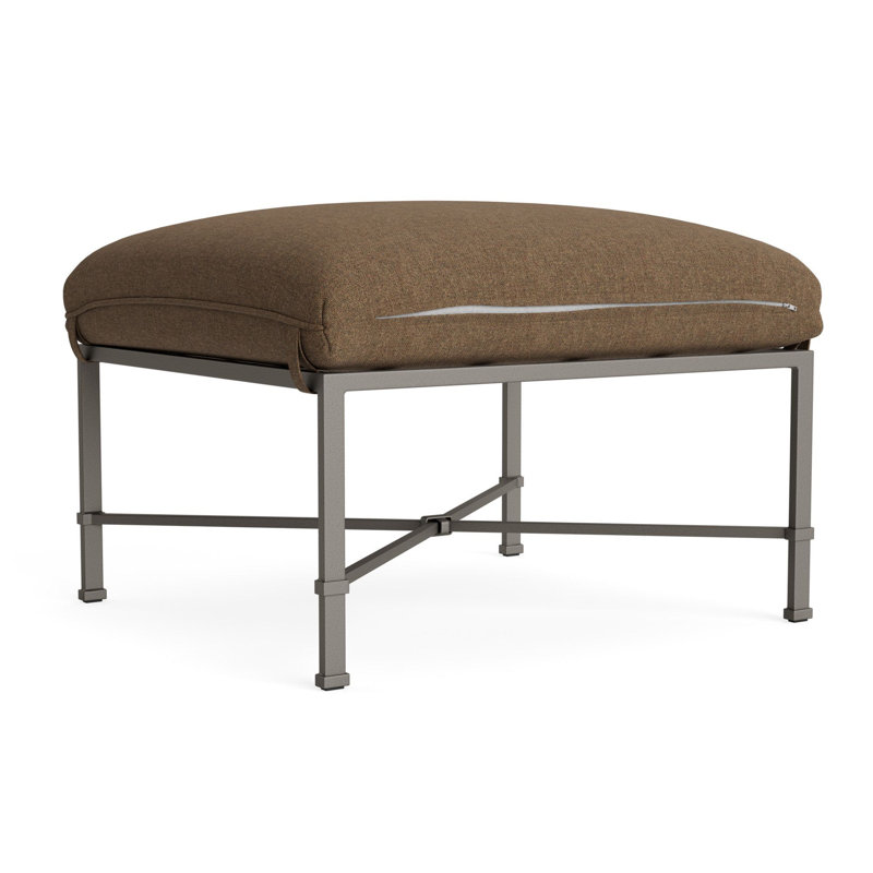 Venetian Outdoor Ottoman, Mica, Fushion Moccasian