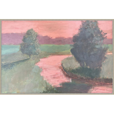 Summer At The Creek 1 Print