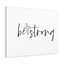 Be Strong White Cross - Wrapped Canvas Print-1675338123