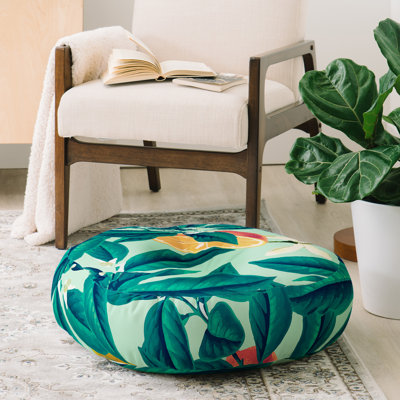 Coussin de plancher citron
