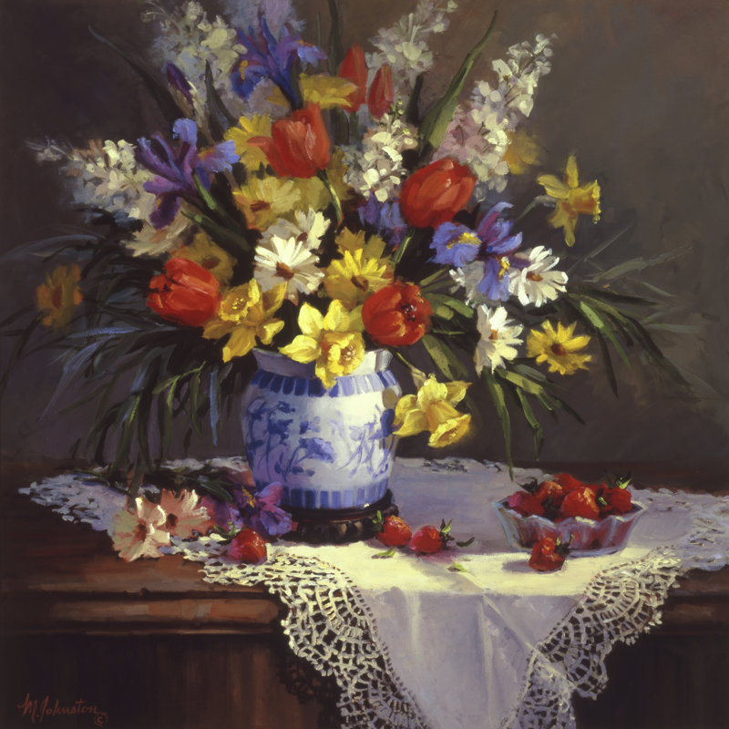 Spring Symphony by Maxine Johnston - Wrapped Canvas Art Prints, 122cm H x 122cm W x 3.8cm D