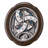 QXM609NRH Pendulum Melodies Clock, Brown