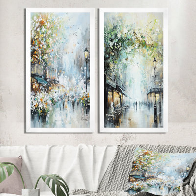 Temple Bar in Ireland I - Dublin Wall Art Decor, ensemble de 2 reproductions d'art urbain industriel