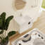 Bratislava 28'' Single Sink Wall Mounted Bathroom Vanity,Floating Vanity with 2 Doors and White Ceramic Top-1363136844-1396373004