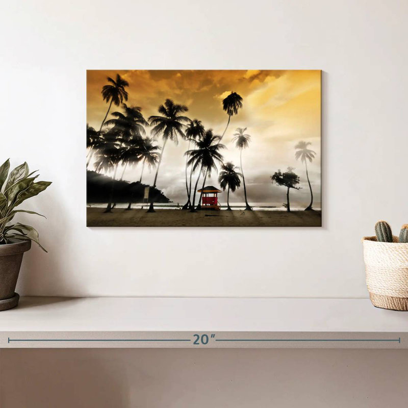 Gillard Maracas Beach Palms, H 8 po x l 12 po