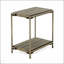 Table basse rectangulaire avec plateau en bois massif, rangement dissimulé et roulettes pour faciliter le déplacement, parfaite pour les salons modernes-1494785390
