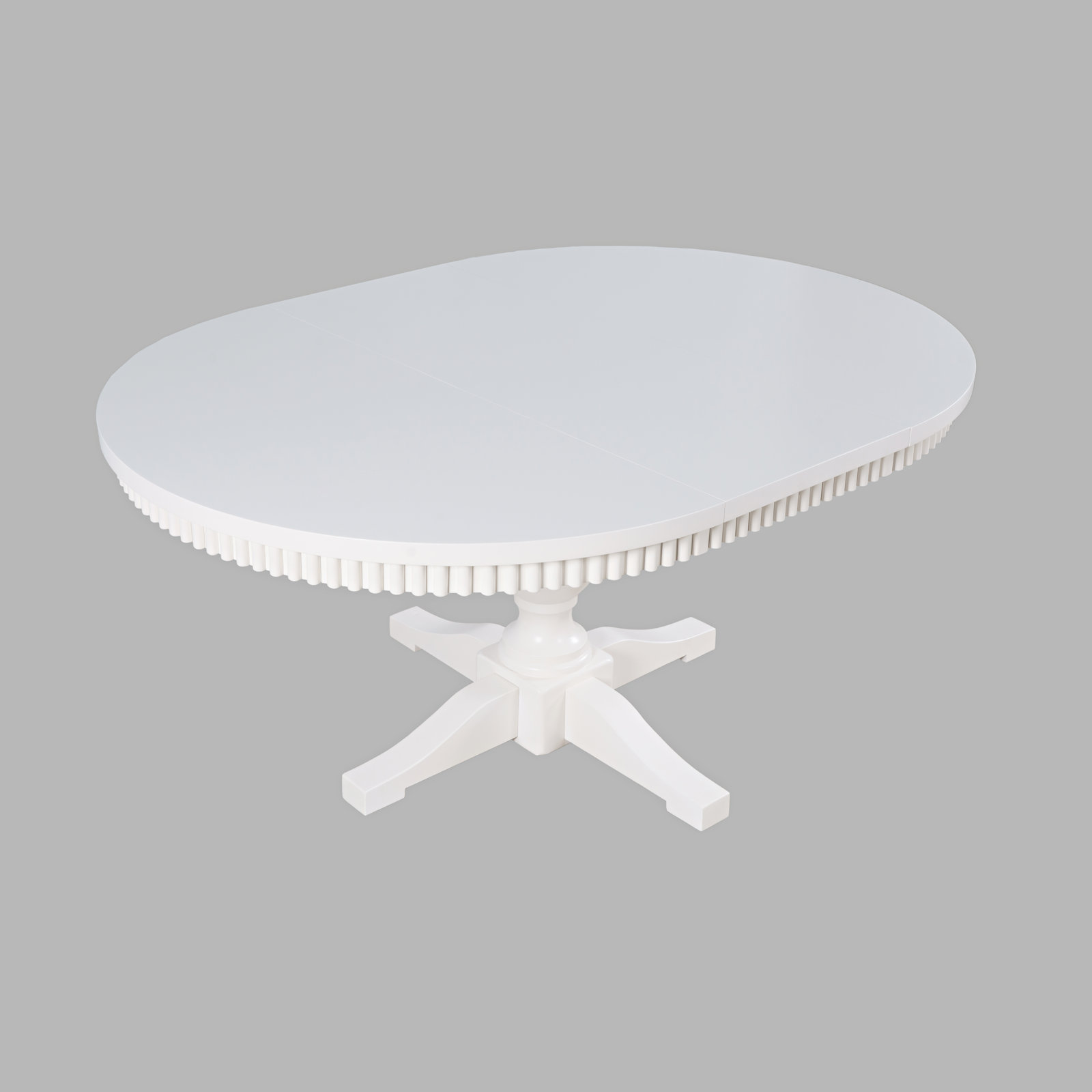 Alper 66" Extendable Dining Table, White