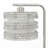 19.5"H Quigley Silver Drum Shade Table Lamp