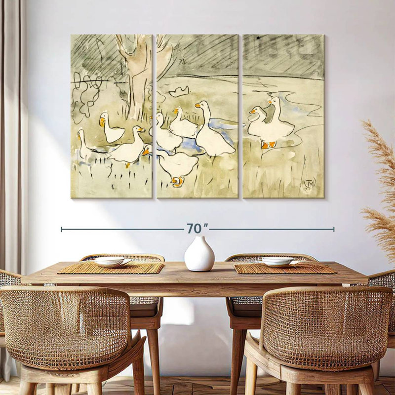 Brampt Classic Ducks, 42" H x 65" W