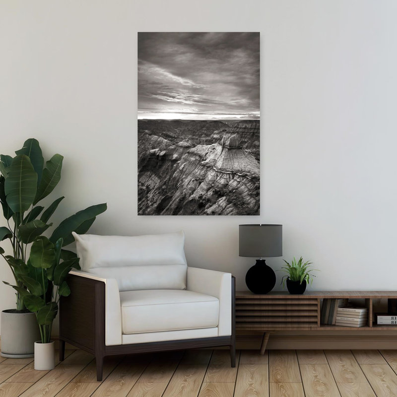 Makoshika Badlands 1 Piece Wrapped Canvas Wall Art, 91.44 cm H x 60.96 cm W