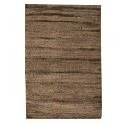 Hand-Knotted High-Quality Brown Area Rug