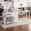 Îlot de cuisine avec table de salle à manger extensible 74,5 po K&K-138434620
