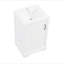 Meuble-lavabo de 20 po avec lavabo, armoire de salle de bain avec porte à fermeture douce, support de rangement et tablette réglable-1695412085