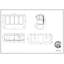 Meuble-lavabo double 60 po Abella Munich-314891783-314891781