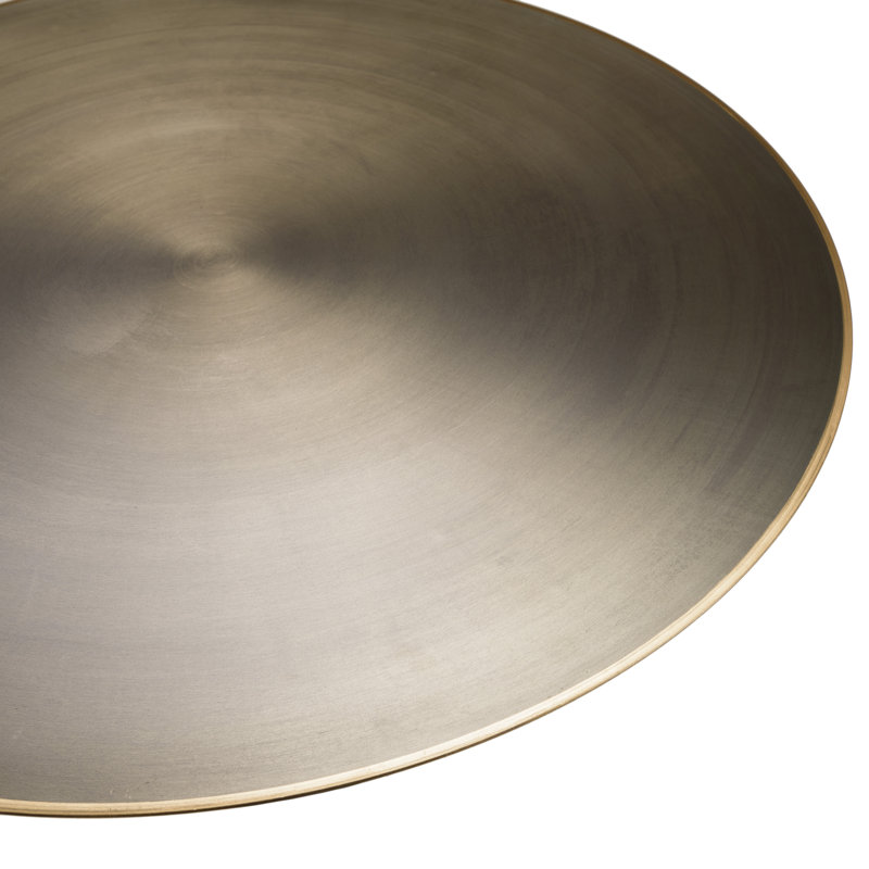 Asad Pedestal Coffee Table, 32" H x 80" L x 80" W