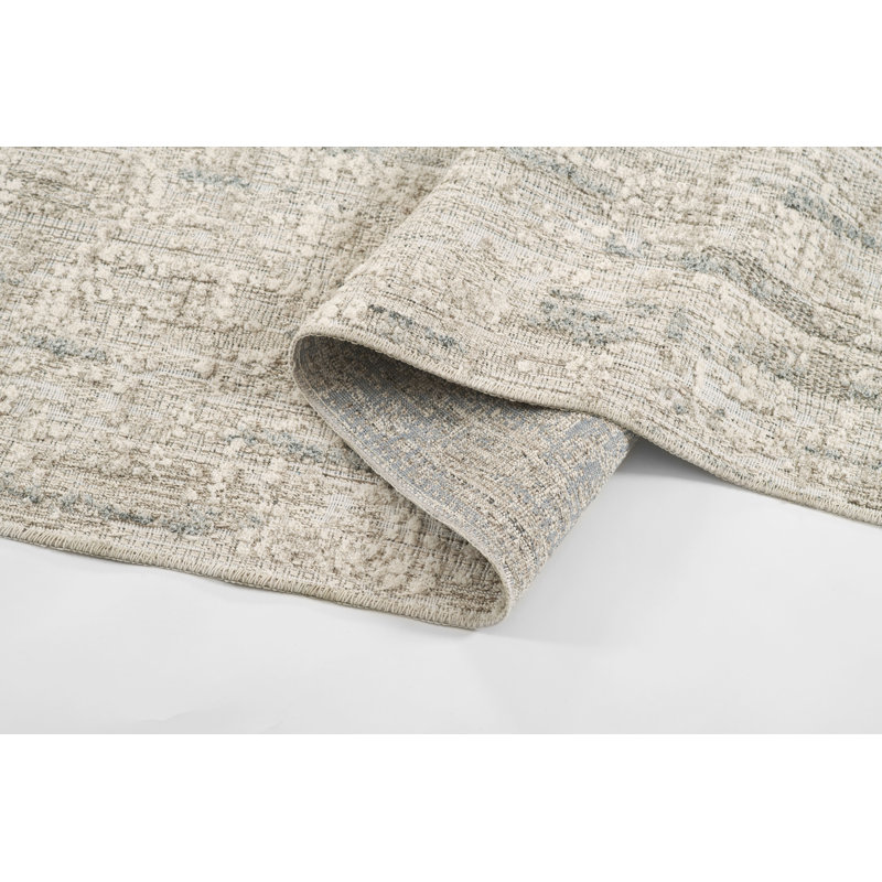Tapis gris Momeni Haim , Rectangle 5 pi 3 po x 7 pi