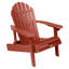 Chaise Adirondack pliante en plastique / résine avec repose-pieds / table Anette-332790809