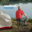 Tabouret de camping, petite chaise pliante avec siège de 10 pouces et sac de transport pour camping - pêche - randonnée - jardinage - voyage - randonnée - plage - jardin - barbecue