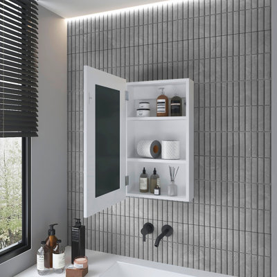 Pharmacie Sanford, salle de bain, blanc