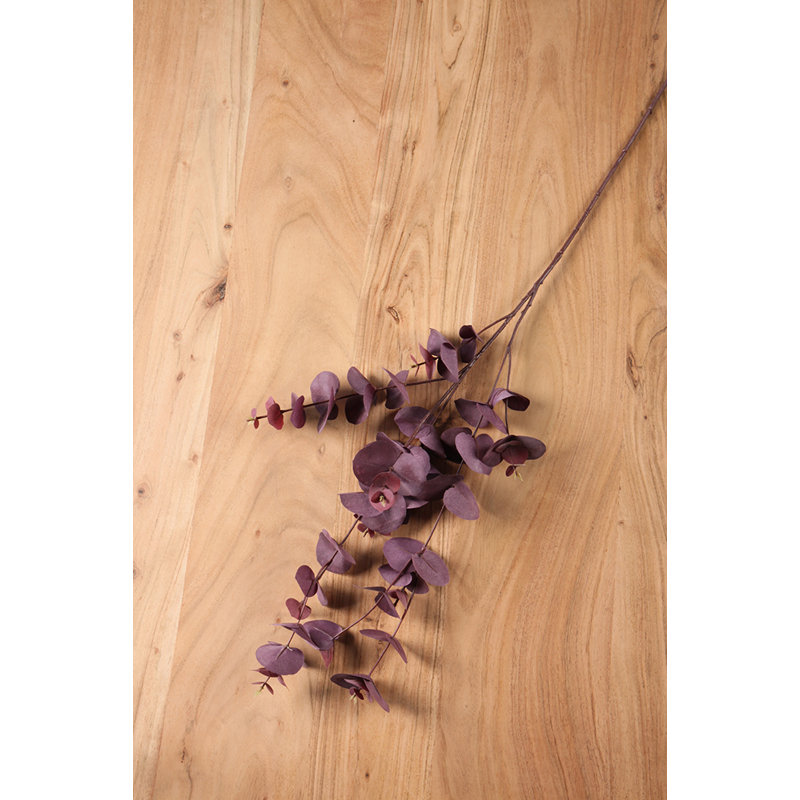 Faux Burgundy Eucalyptus Stems