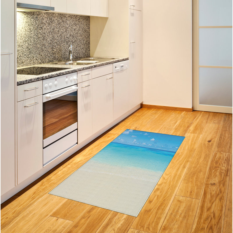 Tropical High Density Long Fiber Poly Threads Decorative Area Rug Carpet, Rectangle 2'7" x 5'