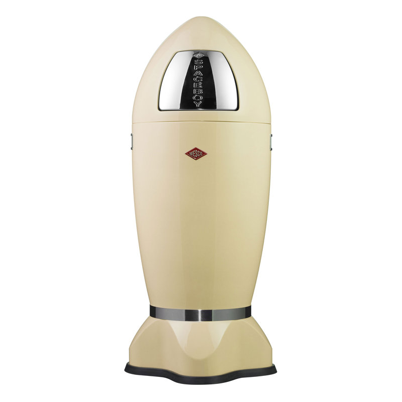 Swing Top Kitchen Trash Can - 35L, Almond