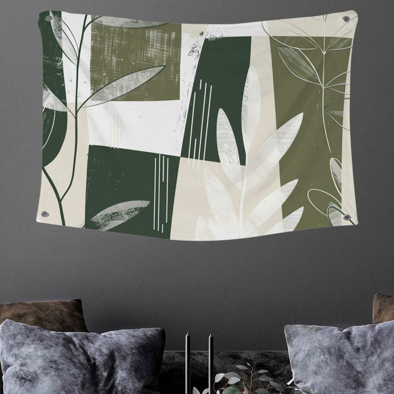 Tapisserie en microfibre, H 50 po x l 60 po