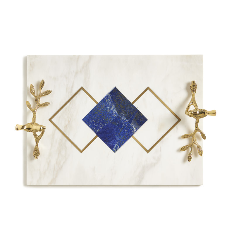 Lapis Stone Decorative Tray
