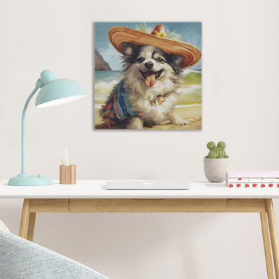 Chihuahua, art mural sur toile