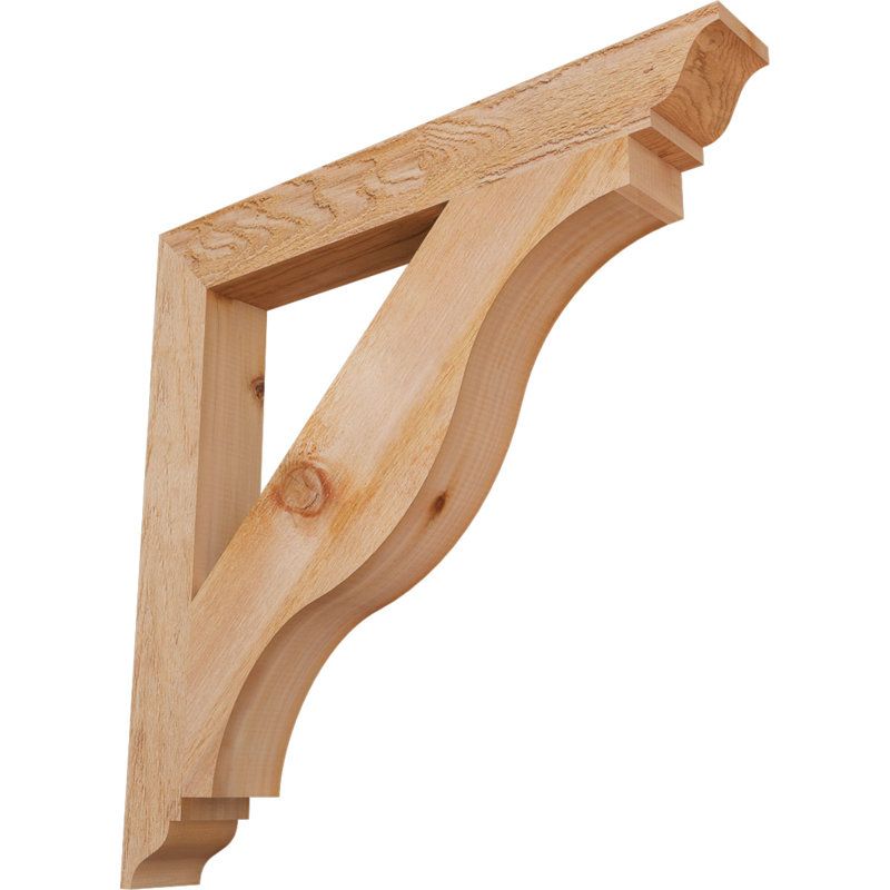 Support traditionnel Funston, H 32 po x l 4 po x P 32 po, Cèdre rouge de l'Ouest, Scié brut