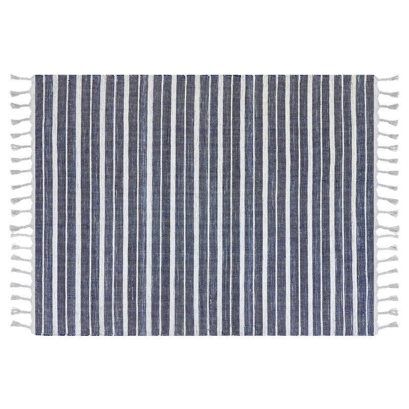 Houser Striped Hand Woven Area Rug, Rectangle 160cm x 230cm