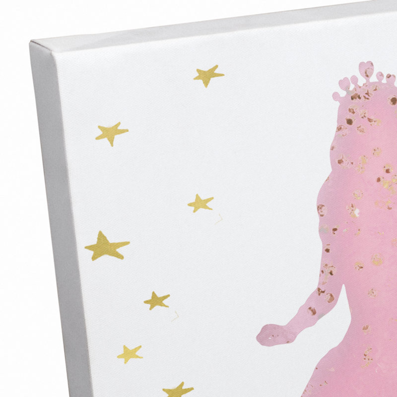 Art sur toile princess Bowie, H 14 po x l 11 po x P 1,25 po