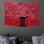 Tapisserie murale fleurs - décoration murale florale