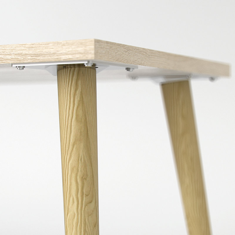 Bosworth L-Shape Desk, White