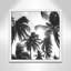 Palmiers des Caraïbes - reproduction de cadre photo-86536371-86536375