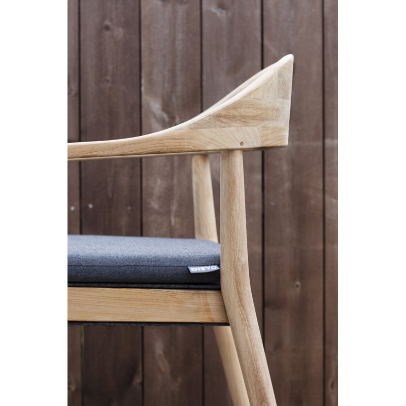 Skagen Outdoor Dining Armchair, Sooty