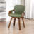 Dundrod Faux Leather Upholstered Swivel Dining Armchair-123200762