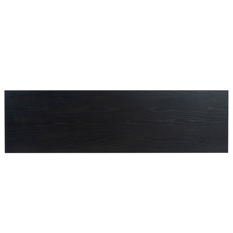 Baylor Wood 6 Drawer Dresser, Black