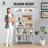 48-Inch Wide 10 Cube 3 Tier Wooden Bookshelf for Living Room, Bedroom, Office, White-587727770-570688469