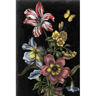 Floral foncé I