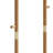 Freestanding Wooden Coat Rack with Shoe Shelf and Side Hooks, Natural-596261078