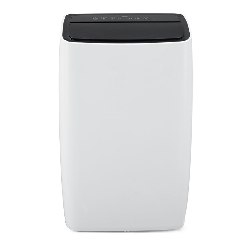 Climatiseur portatif blanc 3-en-1 12 000 BTU pour les grandes pièces, ventilateur de refroidissement silencieux avec déshumidificateur et télécommande
