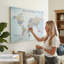 Carte du monde Personalized Places II-155047617-154892585