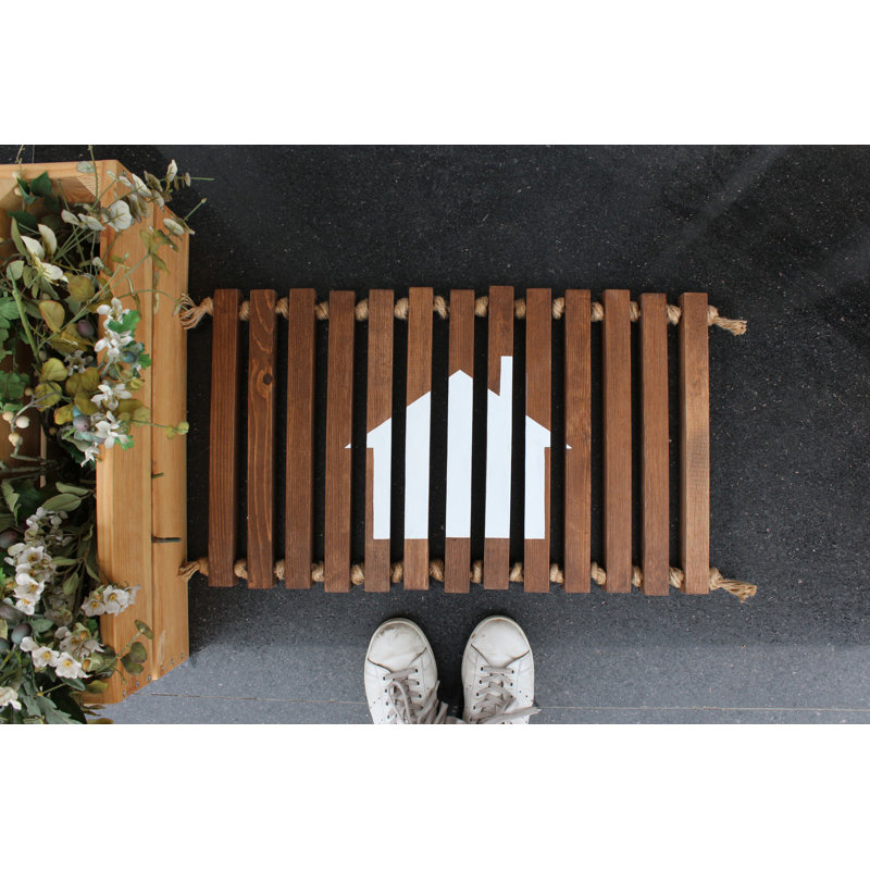 Tapis d'entrée antidérapant d'extérieur 25 po x 16 po Craighead