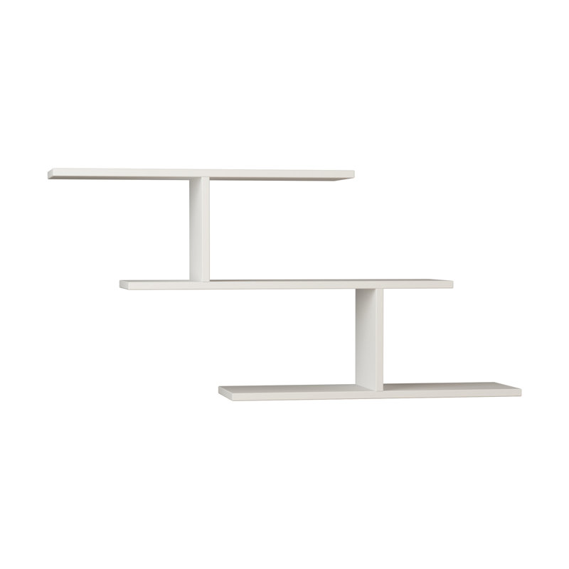 Argelia 4 Piece Floating Shelf, White