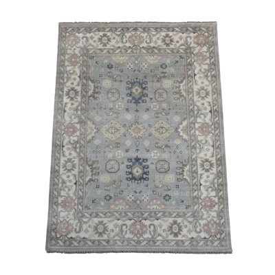 9X12 Gray Oushak Area Rug